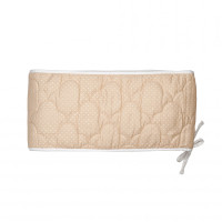 Bumper Twins Premium quilted 360 cm Dots beige