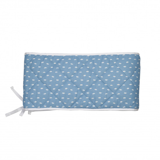Bumper Twins Premium quilted 360 cm Dots blue