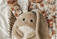 Ночник My hummy Bunny с белым шумом и колыбельными, beige, бежевый