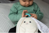 Ночник My hummy Bunny с белым шумом и колыбельными, Milk, молочный