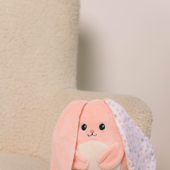 Ночник My hummy Bunny с белым шумом и колыбельными, pink, розовый