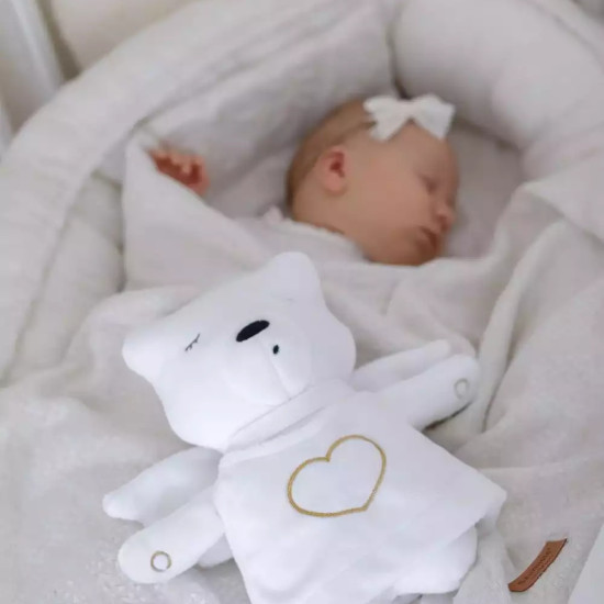 Ночник My hummy Angel с белым шумом и колыбельными, white, белый