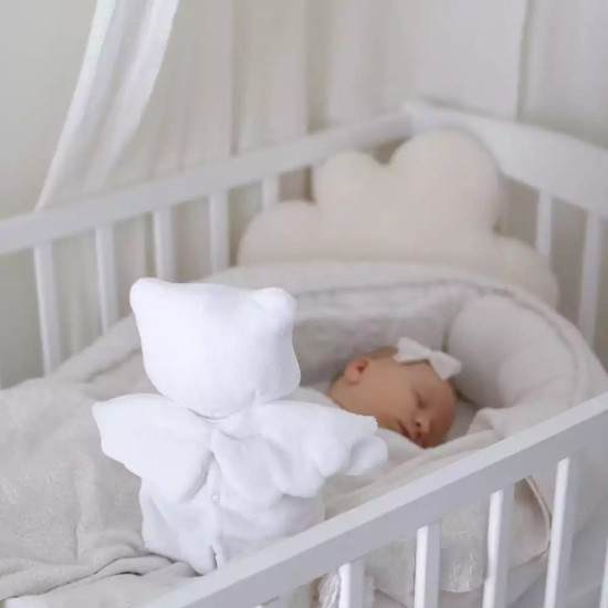 Ночник My hummy Angel с белым шумом и колыбельными, white, белый