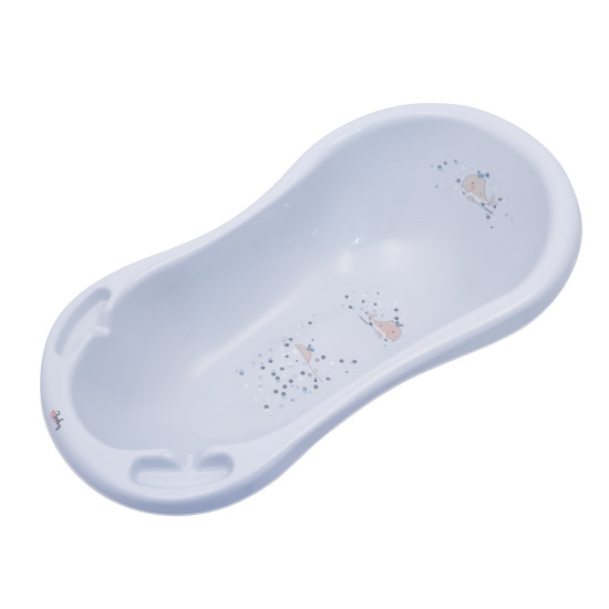 Дитяча ванна Maltex Minimal 84 cm Whale блакитний