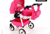 Коляска для куклы Adbor Lily Sport 09 розовый