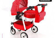 Коляска для куклы Adbor Lily Sport 12 красный
