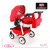 Коляска для ляльки Adbor Lily Sport 12 червоний