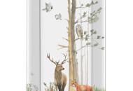 Пеленальная доска Cebababy 50x70 Basic Woodland белый
