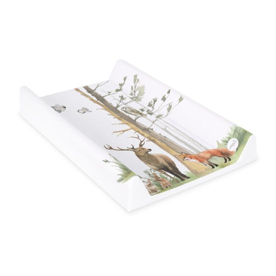 Пеленальная доска Cebababy 50x70 Basic Woodland белый