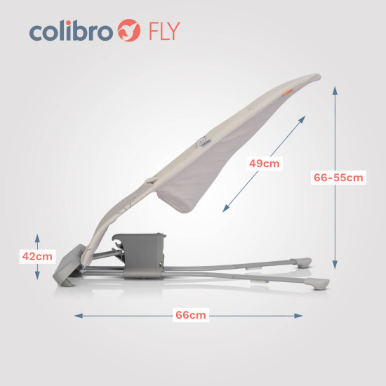 Дитячий лежак Colibro Fly Almond мигдаль