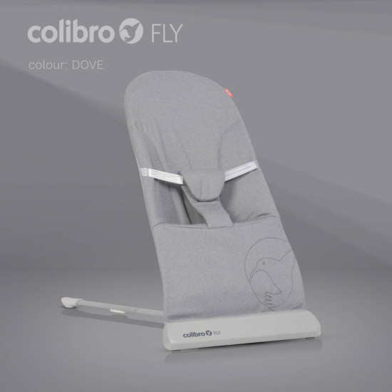 Children's lounger Colibro Fly Dove light grey