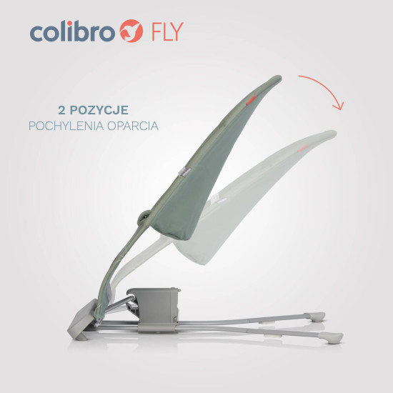 Детский лежак Colibro Fly Jungle зеленый