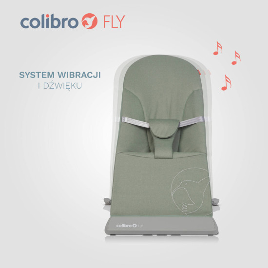 Детский лежак Colibro Fly Jungle зеленый