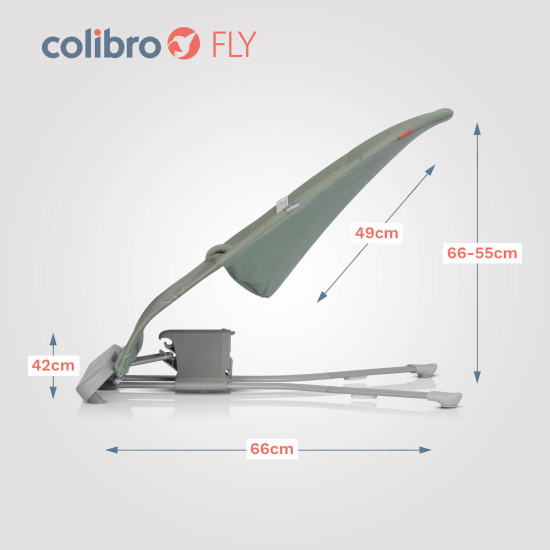 Детский лежак Colibro Fly Jungle зеленый