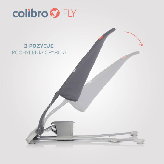 Детский лежак Colibro Fly Onyx графит