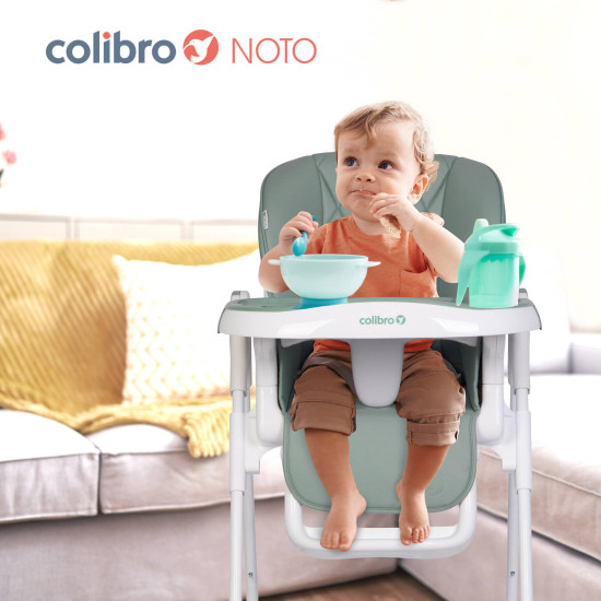 Children's high chair Colibro Noto Agava green