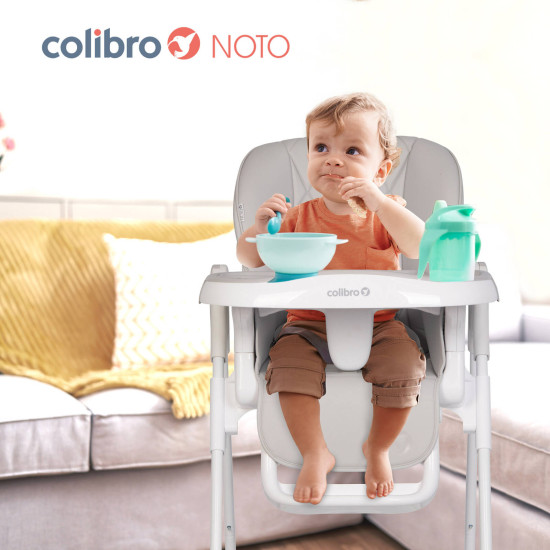 Детский стул для кормления Colibro Noto Dove светло-серый
