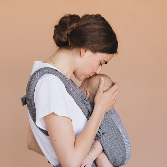 Эрго - рюкзак Love & Carry One, Волна, серый