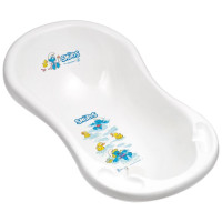 Детская ванна Maltex Smurfs 84 см со сливом белый