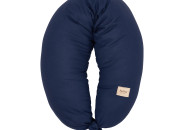 Подушка для беременных Twins Linen, dark blue, темно синий