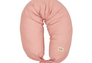 Подушка для беременных Twins Linen, powder pink, пудра