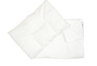 Одеяло и подушка Twins 120х90 силикон 100, white, белый