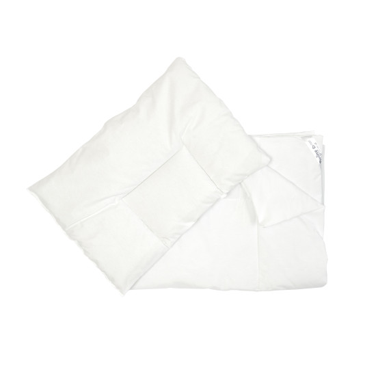 Одеяло и подушка Twins 120х90 силикон 100, white, белый