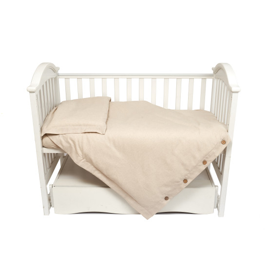 Сменная постель 3 эл Twins Linen натуральный 