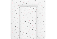 Пеленальный матрас Cebababy 50x70 Comfort Love Mood белый
