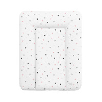 Пеленальный матрас Cebababy 50x70 Comfort Love Mood белый
