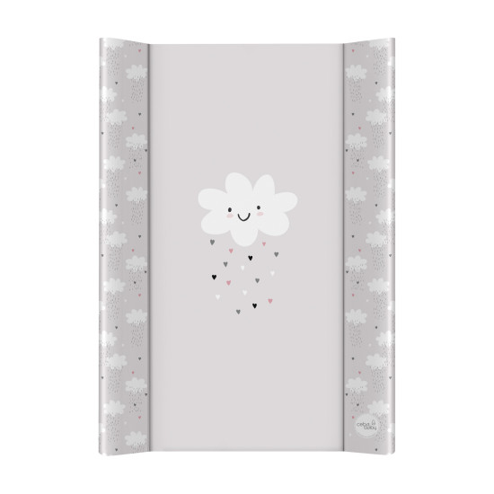 Пеленальная доска Cebababy 50x70 Comfort, Cloud, серый