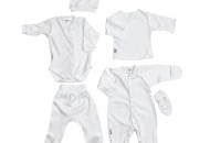 Набор в роддом Twins интерлок (6 элементов) 56р, white, белый