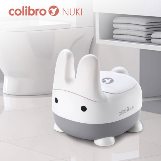 Детский горшок Colibro Nuki Cloud белый/серый