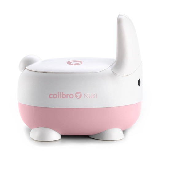 Детский горшок Colibro Nuki Rose белый/розовый