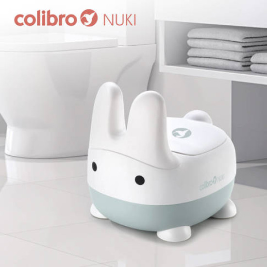 Детский горшок Colibro Nuki Ocean белый/ментол