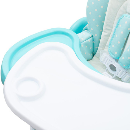 Детский стульчик для кормления Baby Mix Fox голубой