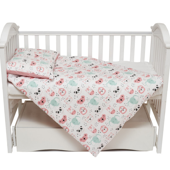 Changing bed 4 el Twins Zoo pink