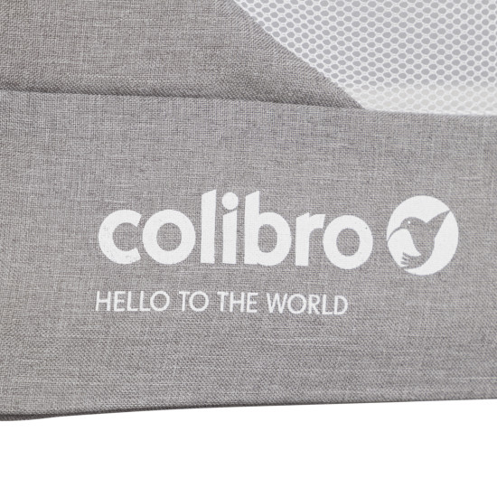 Bed Colibro Pino, Dove, grey