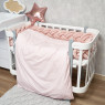Bumper - pigtail Twins 3-strand double 260 cm powder