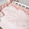 Bumper - pigtail Twins 3-strand double 260 cm powder