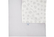 Дитячий плед Twins Waffle Summer 80x80 сірий