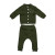 Children's suit Twins knitted insulated Ukraine (bomber jacket, pants) Khaki 80s