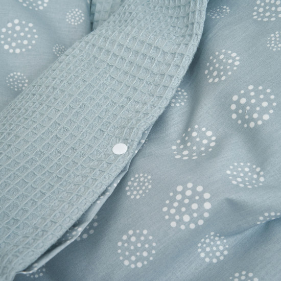 Twins Waffle 6-piece bedding set, mint