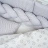 Постельный комплект 6 эл Twins Waffle, grey