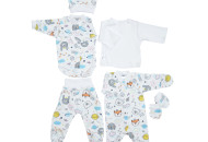 Набор в роддом Twins интерлок (6 эл) 52р, Cosmo