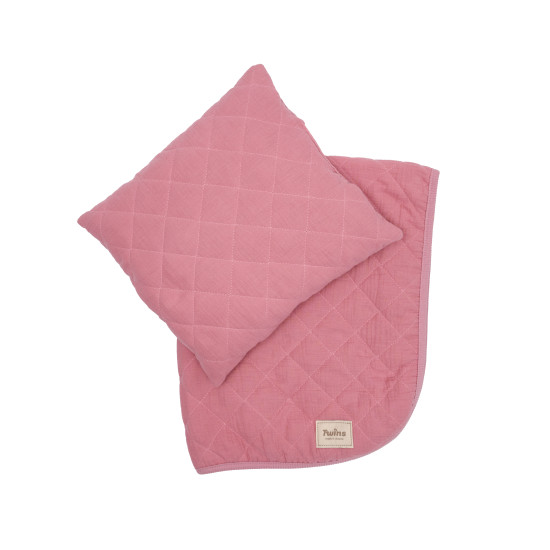Children's set of muslin quilted Twins Geometry Peony