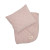 Children's set of muslin quilted Twins Geometry Cacao