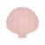 Коврик Twins Мушля 90х90 велюр, rose
