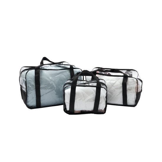 Set of bags for the maternity ward Twins black