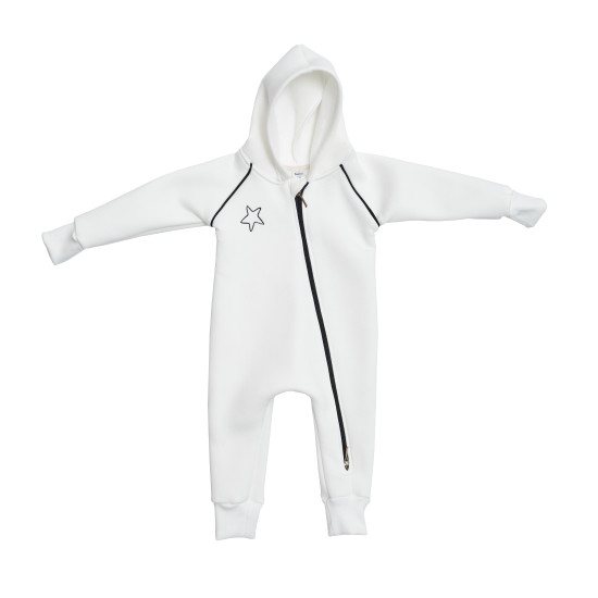 Romper Twins knitted insulated 74s white